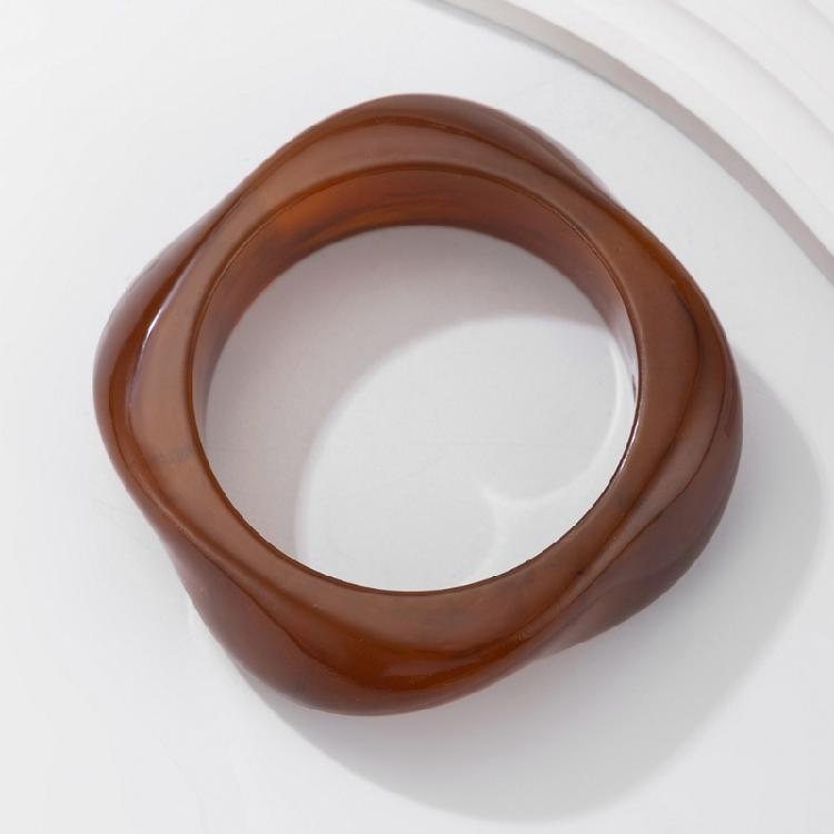 Заявление Акриловый Браслет Ювелирные Изделия Модный Акриловая Смола Браслет Ретро Вид Наручный Браслет Шарм для Любителей Моды