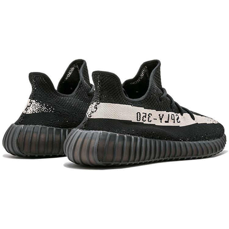Adidas Оригинальные Yeezy Boost 350 V2 Oreo Тканевые Тренд Спортивные Низкие Кроссовки для Образа Жизни Унисекс кроссовки Черные Белые BY1604-2016