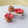 Mushroom Shape Ceramic Key Catchall Decorative Trinket Dish Entrance Ornaments  Interior Decor