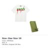 GUCCI Men's Cotton Blade T-shirt White 565806-XJAZY-9037