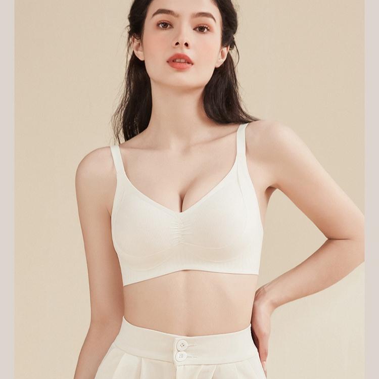 Бесшовное нижнее белье Женский поддерживающий и приподнимающий бюстгальтер Съемный аксессуар Грудь Предотвращающий провисание Спортивный бюстгальтер Стабильное и удобное нижнее белье