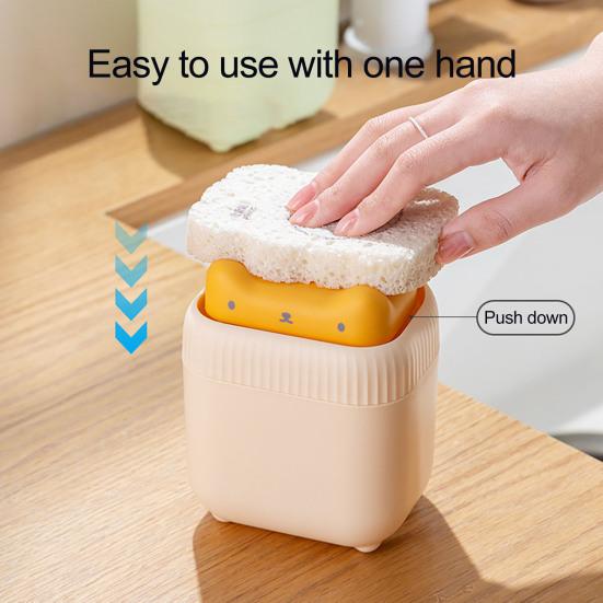 Soap Pump Dispenser And Sponge Holder Dish Soap Dispenser for Kitchen Countertop Soap Pump Dispenser Energy-saving Innovative Soap Presser