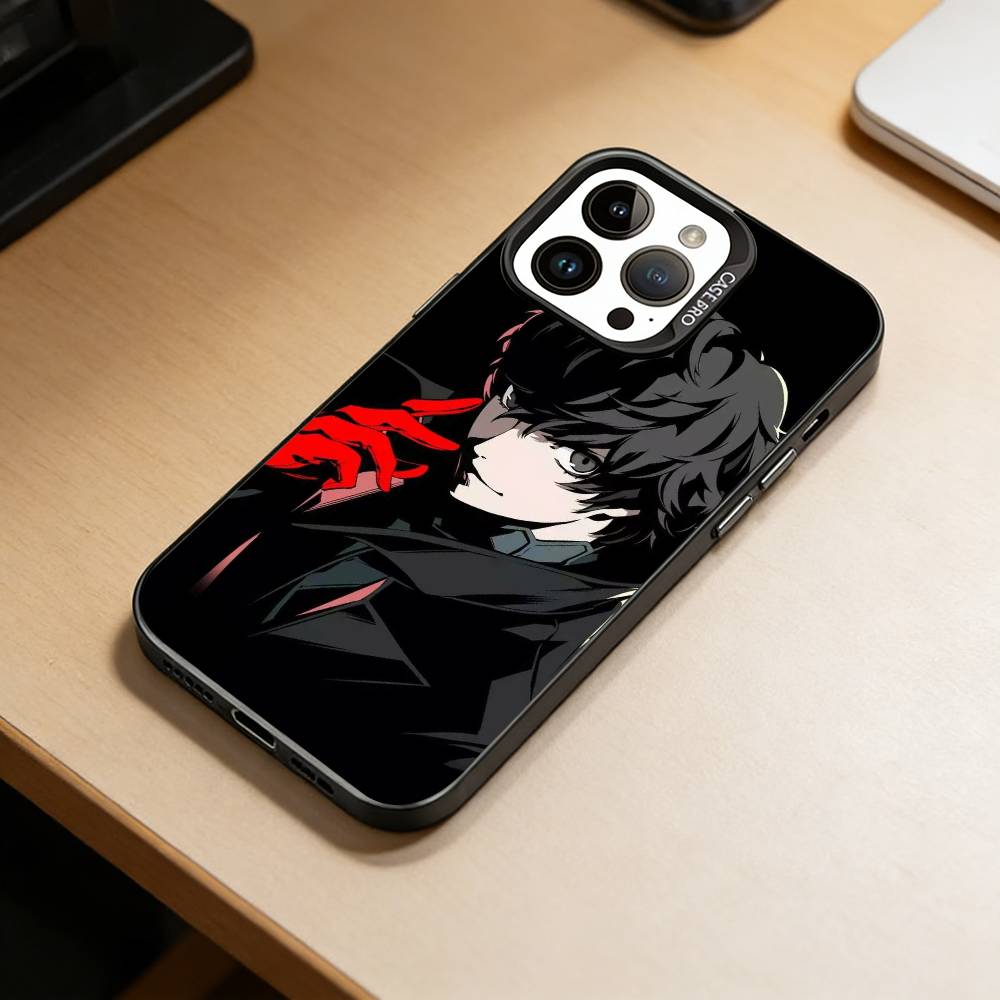 Игры-Обои Persona 5 Чехол для телефона для iPhone 17,16,15,14,13,12,11 Plus,Pro Max,XS,Цветной Посеребренный Внутренний Чехол
