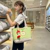 Message Bag Fruits Shoulder Bag Solid Color Nylon Tote Bag Fashion Funny Handbag  Travel