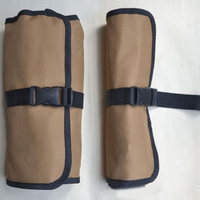 Многокарманная складная сумка для хранения инструментов с надежными ремнями, сумка-скрутка для инструментов для грузовика, для гаечных ключей, молотка и походного снаряжения