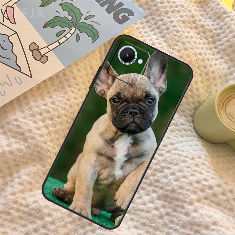 French Bulldog Dog Case For Realme C71 C75 C61 C53 C55 C33 C63 C51 C65 C67 11 12 13 14 Pro Plus GT6 GT7 15 Pro