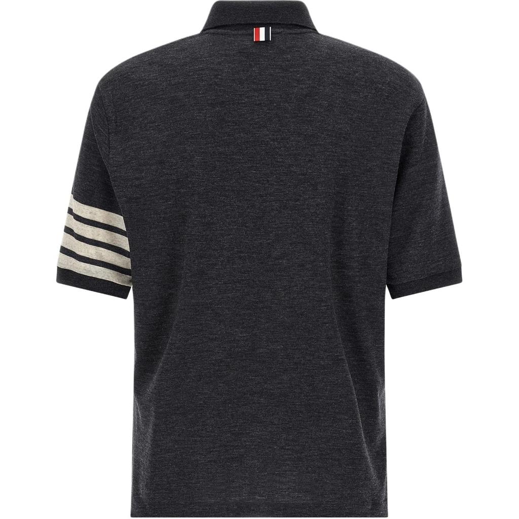 THOM BROWNE 4 Bar Short Sleeved Polo Shirt MJP228AJ0213015