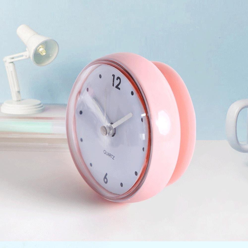 Kitchen 3D Minimalist Battery Powered Mini Sucker Wall Clock Wall Watch Home Decor Shower Clocks