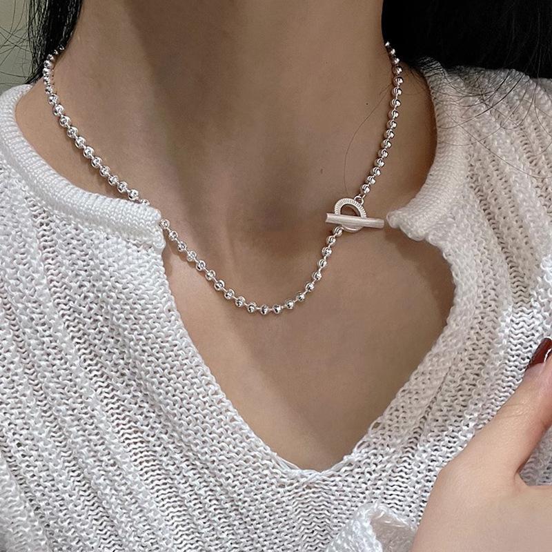 BF CLUB Серебристый цвет Геометрический Простой Регулируемый Ожерелье Для Женщин Помолвочное Изящные Ювелирные Изделия Свадебная Вечеринка Подарок на День Рождения