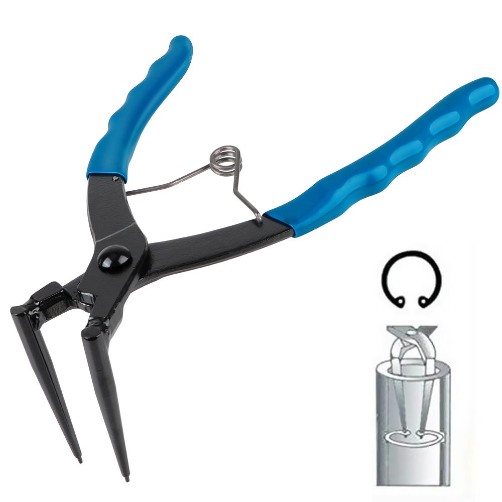 Long Nose 90° Bent Snap-Ring Pliers Heavy-duty Cylinder Internal Ring Remover 90 Degrees Bending Pliers Internal Ring Remover Retaining Circlip Pliers