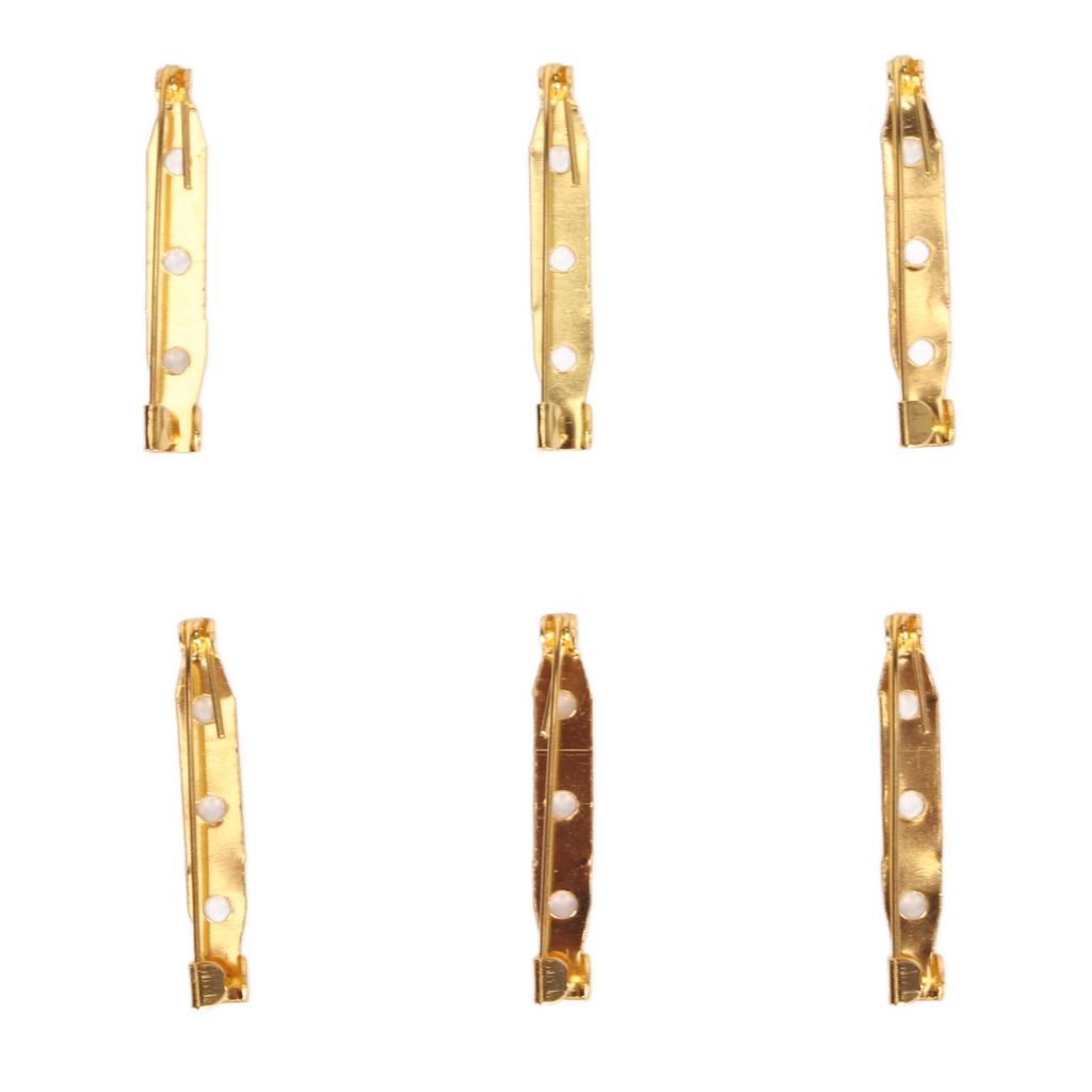 200pcs Gold Safety Pin 1.4in Length Rust Prevention Washable Safety Pins Assorted for Clothes Canvas