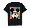Disney Men's and Boys' Short Sleeve Mickey Mouse Sunburst Retro T-Shirt