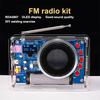 Diy Fm Radio Kit Oled Display Radio Assembly Kit 87-108Mhz Rechargeable Fm Radio Electronic Project Solder Set
