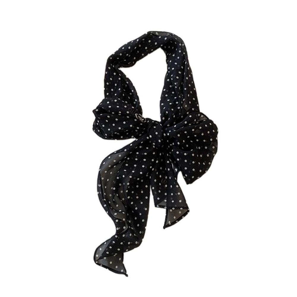 Printed Polka Dot Scarf Ribbon Long Scarves Retro Scarf Headband  Dressing Decoration
