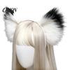 Soft Plush Wolf Ears Fluffy Fox Headband for Costume Party, 3D Ear Realistic Women Hair Accessories, Decorative Hairband Girls Party Dress Up
