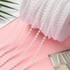 2/5/10m ABS Artificial Pearl Bead Chain for Handmade DIY Waist Chain Bracelet Necklace Choker Jewelry Making Accessories