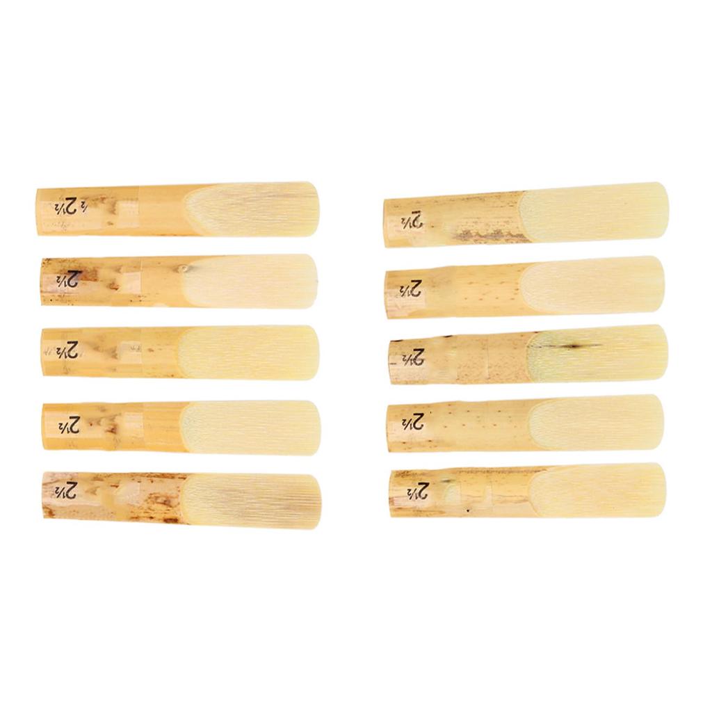 10 шт. Пластиковые трости для кларнета B Flat 2.5, запасные части, аксессуары для тростей