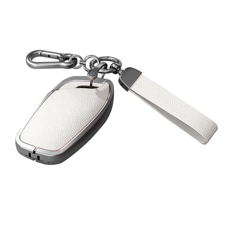 Совместимый чехол для ключей для Roewe RX5 Max/ RX5/ RX3/ i5/ i6 Plus/ New 350/360 - Унисекс-дизайн.