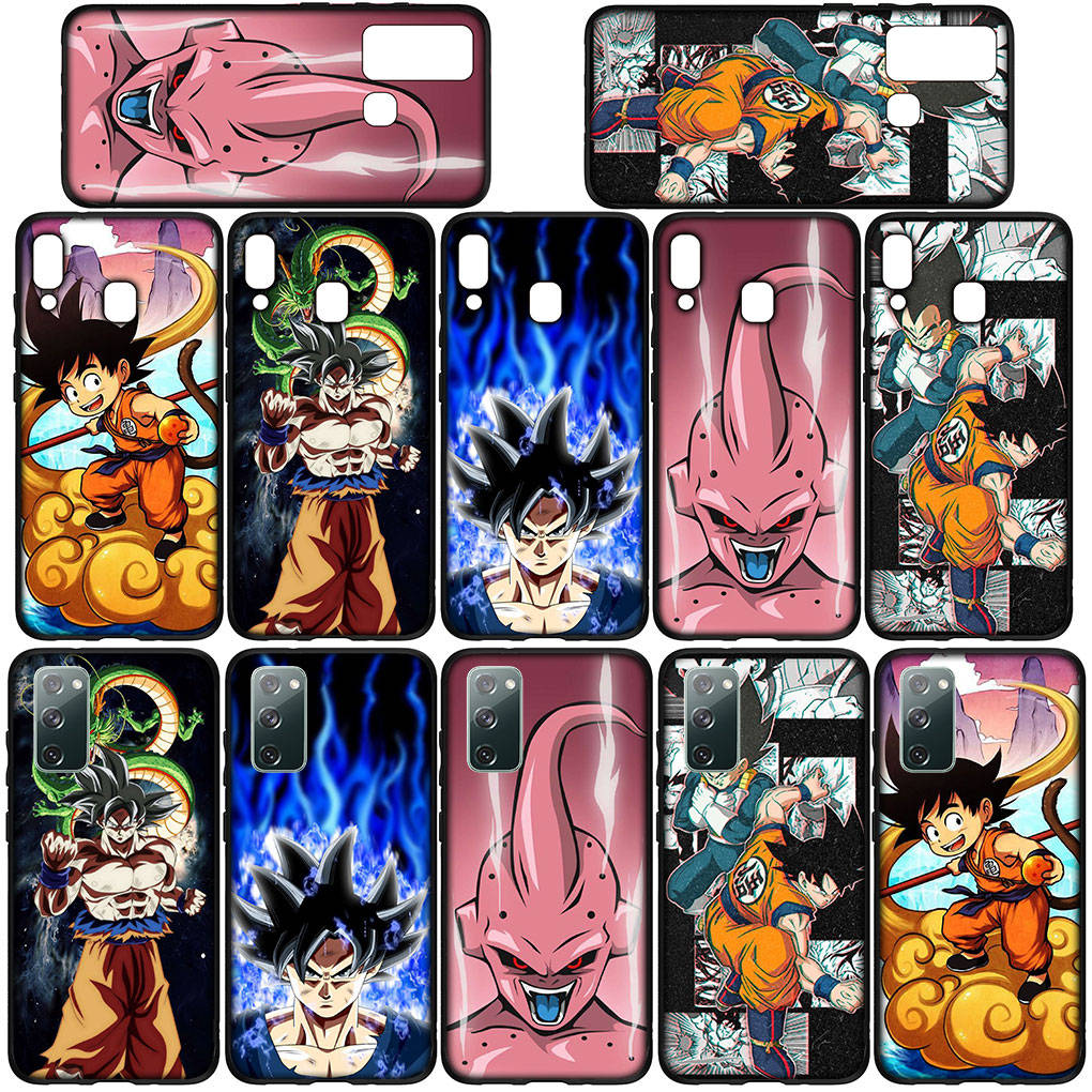 Чехол для iPhone 16 15 Xiaomi Redmi Note 14 13 12 11 Pro Max 16e Samsung Galaxy S25 S24 S23 Moto OPPO Huawei Goku Dragon Ball Z DragonBall Phone Case