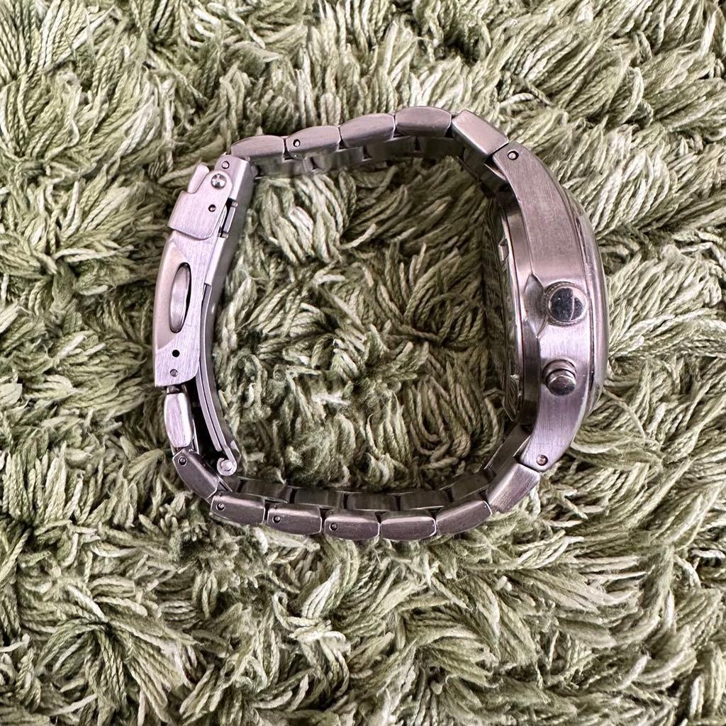 Б/У Хорошее Состояние FOSSIL BIG TIC Fossil Big Chick Часы Радужные