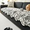 Необычный роскошный чехол для дивана из шенилла, универсальное нескользящее полотенце для дивана, подушка для дивана с скандинавскими цветами для гостиной, современного дома