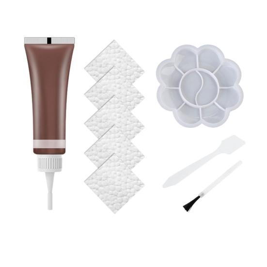 1 Set Faux Leather Repair Kit with Coloring Gel Accessories Professional Car Seat Sofa Jacket Handbag Shoes Scratch Repair Refurbishment Kit