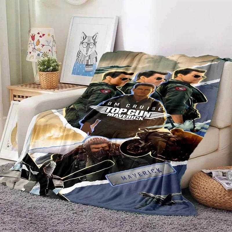 Новая Мода Фильм Топ Ган: Мягкое фланелевое одеяло Maverick для спальни, дивана, пикника, плед-покрывало для активного отдыха, подарок