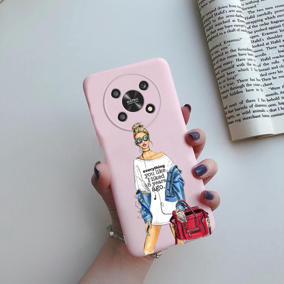 Case For Honor Magic 4 LITE X30 X9 5G Back Cover Super Mom Baby Fashion Girls Soft Phone Case Silicone Funda For Honor X30 Capa
