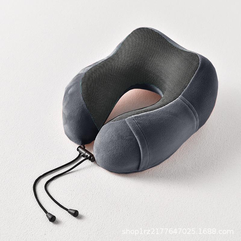 Memory cotton u-shaped pillow comfortable storage neck pillow office nap magnetic cloth neck pillow