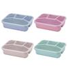 1 Pack Lunch Box Travel Picnic Wheat Straw Microwave Bento Food Fruit Container Storage Box Kids Adult Kids Food Container