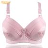 Women Wireless Floral Print Push Up Cotton Bra