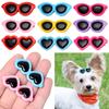 Grooming Accessories Heart Shape Puppy Bows Hair Clips Sunglasses Hairpins Hair Barrette