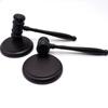 Durable Base Costume Sound Block Wood Gavel Lawyer Mallet Toy Simple Design Judge Hammer  Court