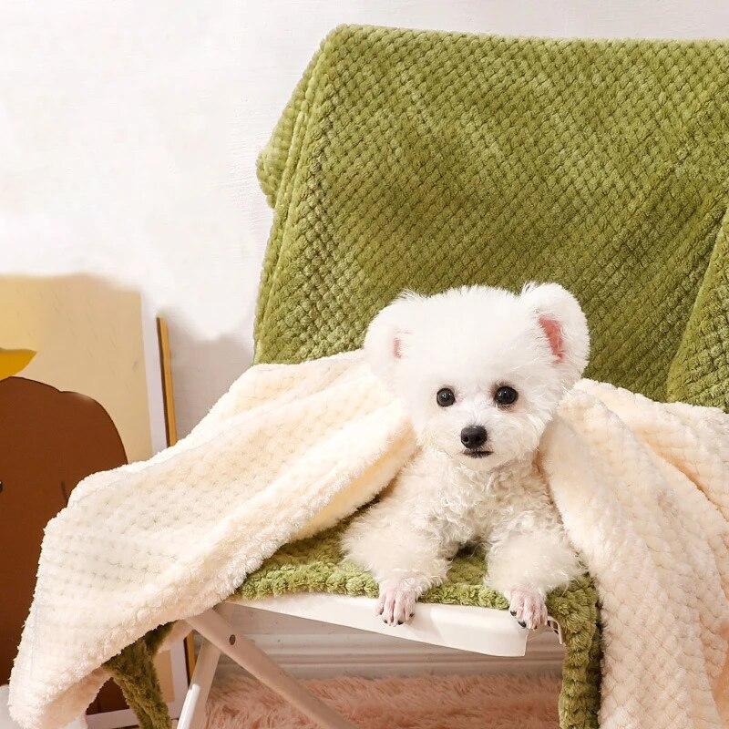 Pet Blanket Winter Warm Pets Sleeping Mats for Dogs Cats Soft Thicken Dog Beds Blankets Puppy Cat Sofa Cushion Pet Supplies