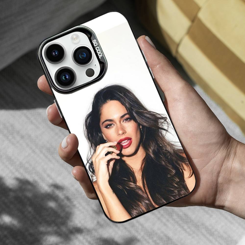 Чехол для iPhone SE, 13, XS, 14, MAX, 12, 11, 17, 15, Mini, Pro, 16 от певицы Tini S-Stoessel, Черный матовый силиконовый чехол