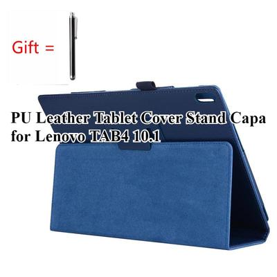 Бесплатная ручка с чехлом для Lenovo Tab 4 10 TB-X304F X304L X304, чехол для планшета из искусственной кожи, подставка для Lenovo TAB4 10,1 Plus TB-X704F/L
