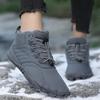New Cotton Shoes for Men and Women Winter Velvet Thickened Warm High-top Couple Snow Boots Non-slip Waterproof Hiking Shoes