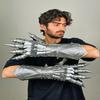 Nazgul Etching Gloves Set Medieval Knight Gauntlet Gloves Pair Best Halloween Costume Role Play Cosplay Gloves Best Gift Item