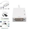 Мини DisplayPort к HDMI DVI VGA 3-в-1 адаптер с чипсетом для Macbook Pro Air для настройки нескольких мониторов