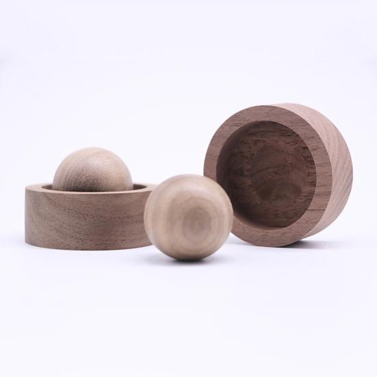 Wooden Essential Oil Diffuser Aromatherapy Passive Home Office Bedroom Diffuser for Round Ball Car Wardrobe Yoga