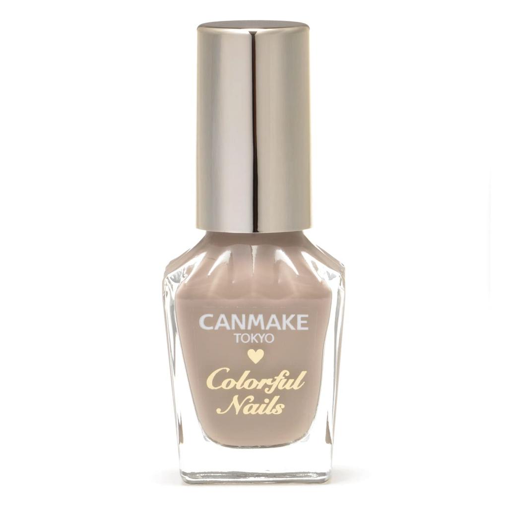 Canmake Colorful Nails N77 Calm Greige 8 мл Высокопигментированный быстросохнущий латте-цвет Nude Greige Beige
