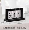 Fashion Wooden Desk Table Calendar Page Wood Count Down Sign Calendar Home Office Decorative Supplie