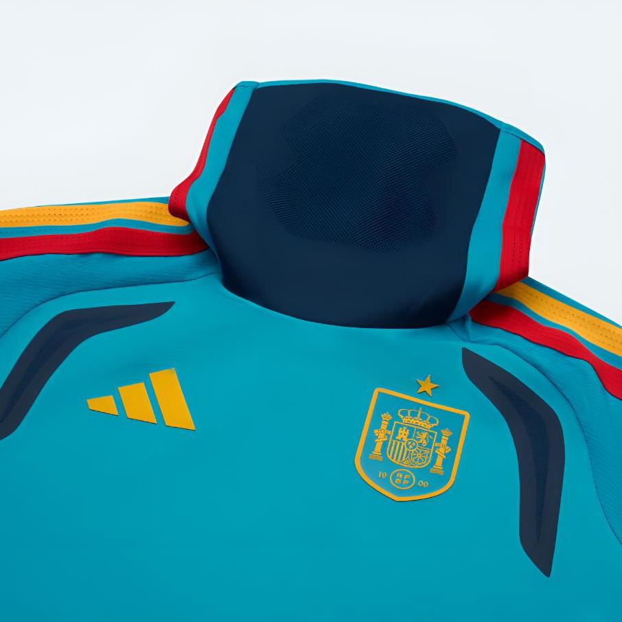 adidas Испания 26 Tiro Pro Пуловер с высоким воротом Футболка с длинным рукавом Мужские топы KB0618