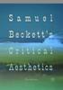 Книга Samuel Beckett's Critical Aesthetics