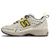 Кроссовки унисекс GANNI x New Balance 1906R Egret кремовый черный ярко-желтый M1906RGG