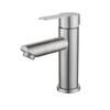Basin Sink Bathroom Faucet Deck Mounted Hot Cold Water Basin Mixer Taps Matte Black Silver Sink Tap Crane Stainless Steel Faucet