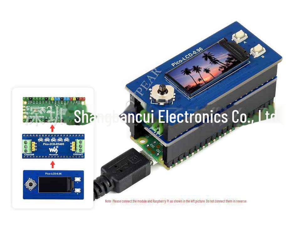 Raspberry Pi Pico Dual-Channel RS485 UART Expansion Board