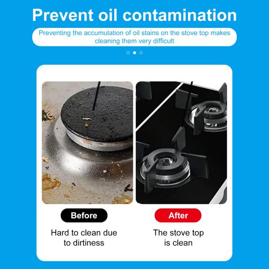 1/2 шт. Коврик для газовой плиты Легко чистить Антипригарное Многоразовое покрытие Термостойкий Защитный коврик для варочной панели Кухонный предмет первой необходимости