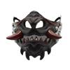 Dress Up Cosplay Red Prajna Mask Cosplay Half Face Mask Toy Creative Samurai Cosplay Mask  Girl