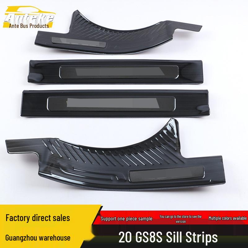 GS8S Stainless Steel Welcome Pedal Decorative Stickers for 20 Models